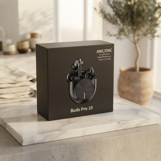 Buds Pro 10 Wireless Earbuds With ANC ENC Touch Controls Durable Reliable Hi Fi Stereo Sound Practical Choice For Music Calls Gaming And Travel